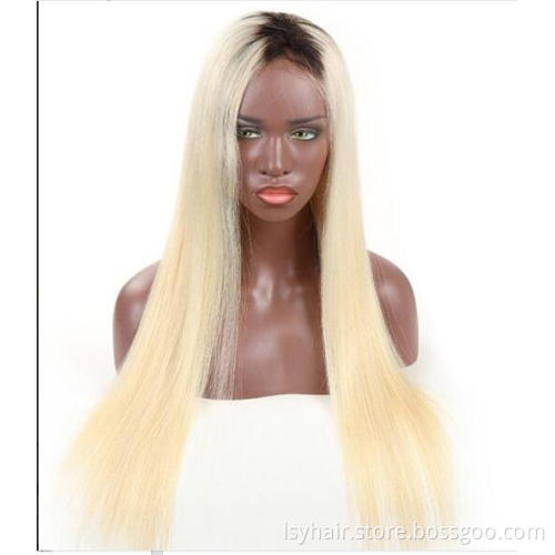 Lsy Platinum Blonde #613 Straight 100% Human Hair Weaving 10''-30''Inches One Bundles Remy Hair Overnight Shipping